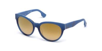 DIESEL Lunettes de soleil en ac&eacute;tate de forme ovale DL0124 femme