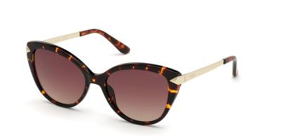 GUESS Lunettes de soleil  Gu7658 col. 52f Femme Cat eye Havana