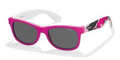 POLAROID  Enfant  P0300 TCS/Y2 Lunettes de soleil Plastique Rose Carr&eacute; Polaris&eacute;