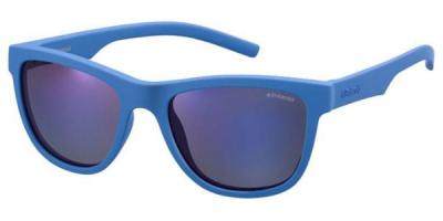 POLAROID Lunettes de soleil  Pld 8018/s col. zdi/jy Enfants Carr&eacute; Bleu