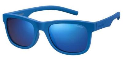 POLAROID Lunettes de soleil  Pld 8020/s col. zdi/jy Enfants Carr&eacute; Bleu