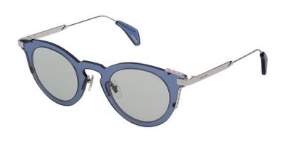 POLICE  Spl878m520jeb Sunglasses Vert Homme 