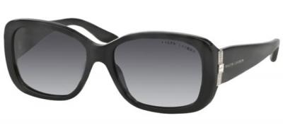 RALPH LAUREN Lunettes de soleil  Rl8127b col. 50018g Femme Carr&eacute; Noir