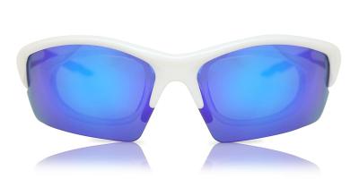 SALICE  838 Rw Sunglasses Blanc,Bleu Rw Blue/CAT3