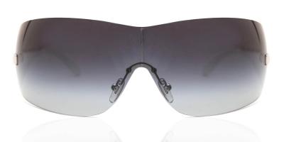 VERSACE Lunette De Soleil Panoramique  Argent&eacute; - M
