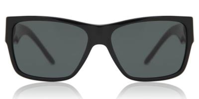 VERSACE Lunettes de soleil  Ve4296 col. gb1/87 Hommes Carr&eacute; Noir