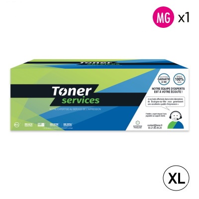 TONER SERVICES Compatible 46490606 Toner magenta marque Toner Service (O532M)
