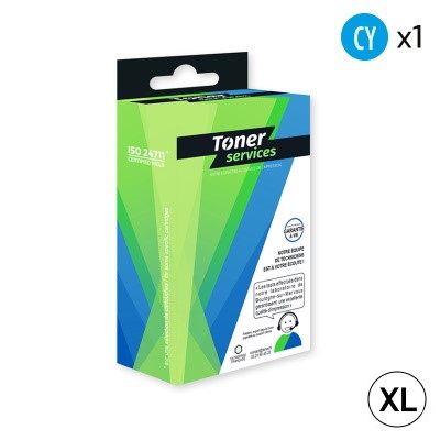 TONER SERVICES Compatible Brother LC3237C Cartouche d'encre cyan marque
