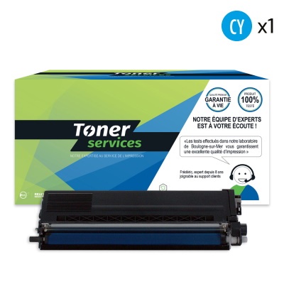 TONER SERVICES Compatible Brother TN326 Toner Cyan TN326C (BTTN326C)