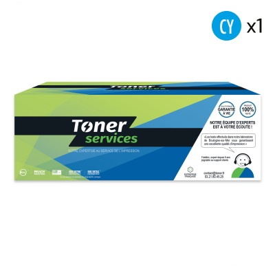 TONER SERVICES Compatible Canon 707 Toner Cyan Q6001A (124A)