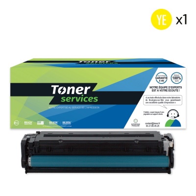 TONER SERVICES Compatible Canon 731 Toner Jaune CF212A (131A)