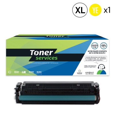 TONER SERVICES Compatible Canon CRG 045H Toner Jaune 1243C002 (CT045HY)