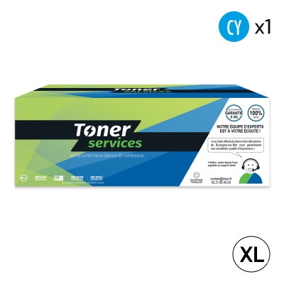 TONER SERVICES Compatible Lexmark Toner Cyan 70C2HC0 (LT702C)