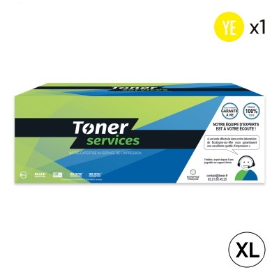 TONER SERVICES Compatible Oki Toner Jaune 46508709