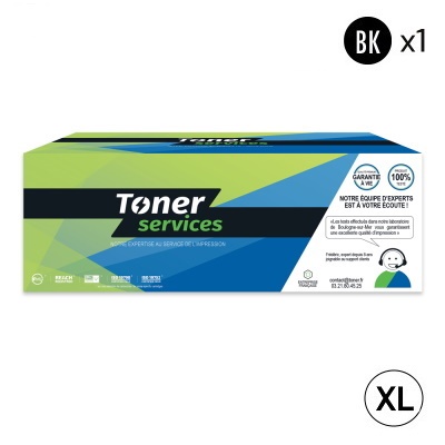 TONER SERVICES Compatible Oki Toner Noir 45807106 (OT432)