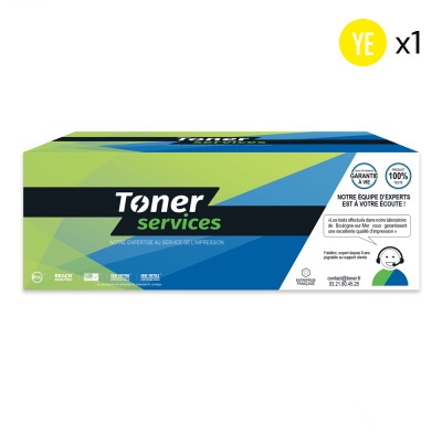 TONER SERVICES Compatible Ricoh 220 Toner Jaune 406106 (RT220Y)