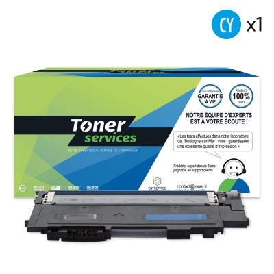 TONER SERVICES Compatible Samsung 406S Toner Cyan ST984A (CLT-C406S)