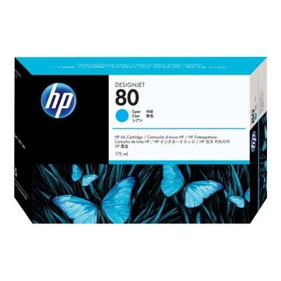 HP  Cartouche d`impression 80 - Cyan