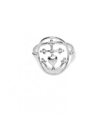 AGNES DE VERNEUIL Bague Croix de Camargue