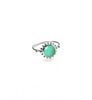 AGNES DE VERNEUIL Bague Soleil Chrysoprase, Surya