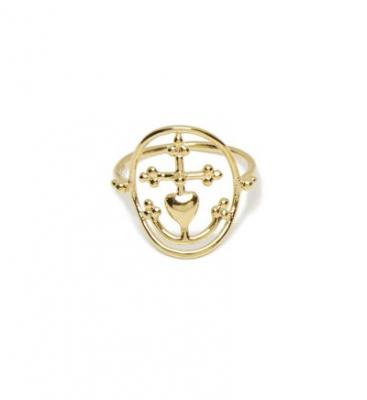 AGNES DE VERNEUIL Bague Croix de Camargue
