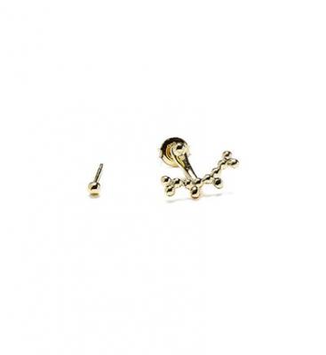 AGNES DE VERNEUIL Bijou Dessous d'Oreilles Trois Perles Junon