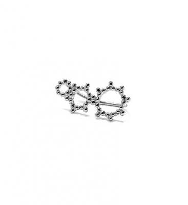 AGNES DE VERNEUIL Boucle d'Oreille Trio de Soleils