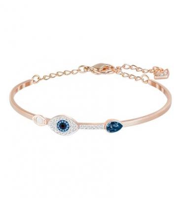 SWAROVSKI Bracelet-jonc  Symbolic en m&eacute;tal plaqu&eacute; or rose