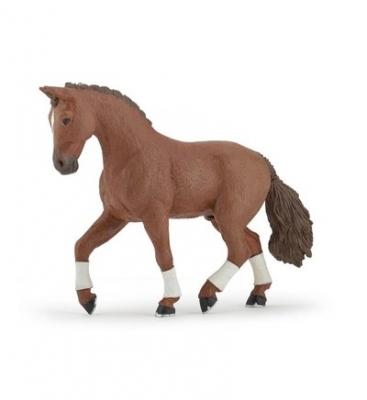 PAPO  Chestnut Hanoverian Horse Figure Orange