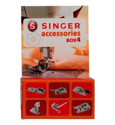 SINGER Lot de pieds machine &agrave; coudre  ACC BOX 4