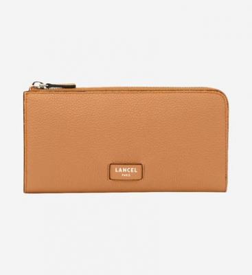 LANCEL Portefeuille Ninon Cuir  Marron