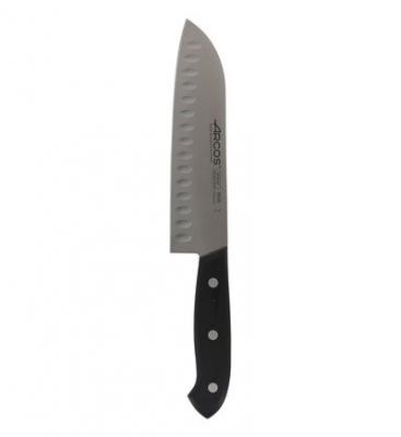 Couteau santoku alv&eacute;ol&eacute; 17cm inox - 865640 - Bolonia - ARCOS