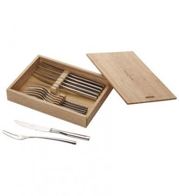 VILLEROY&BOCH Piemont Couverts &agrave; steak set 12pcs Gris Villeroy & Boch