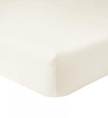 YVES DELORME Drap housse en satin beige, Triomphe 