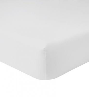 YVES DELORME Drap housse en satin beige, Triomphe 