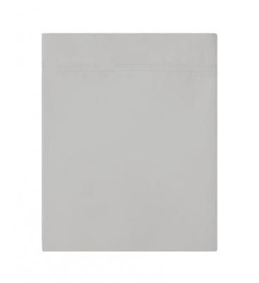 YVES DELORME Drap plat en satin vert, Triomphe 