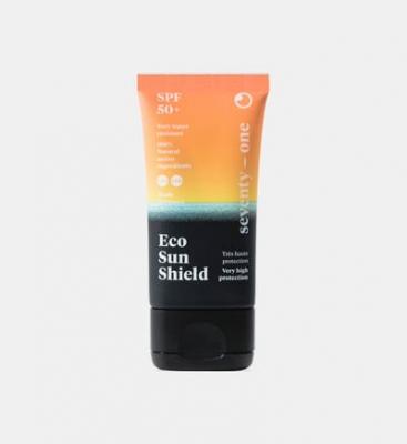 Cr&egrave;me Solaire Visage SPORT SPF50+ 50ml Eco Sun Shield SeventyOne