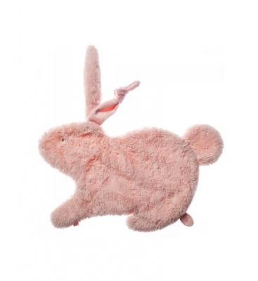 DIMPEL Lapin doudou rose emma - position allong&eacute;e 32 cm, hauteur 21 cm