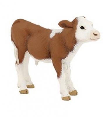 PAPO Figurine vache simmental : veau