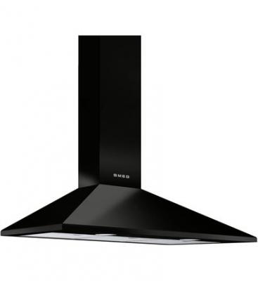 SMEG Hotte d&eacute;corative murale  HOTTE 90CM NOIR BRILLANT - KSED95NEE