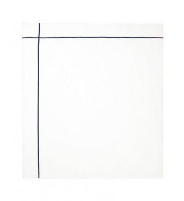 YVES DELORME Housse de couette en percale de coton beige, Athena 