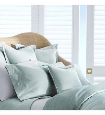 RALPH LAUREN HOME Housse de couette en percale de coton vert, Oxford 