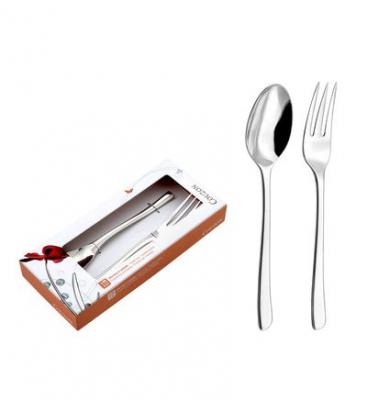 COUZON  J'ai Go&ucirc;t&eacute; - Fourchette et cuill&egrave;re de service
