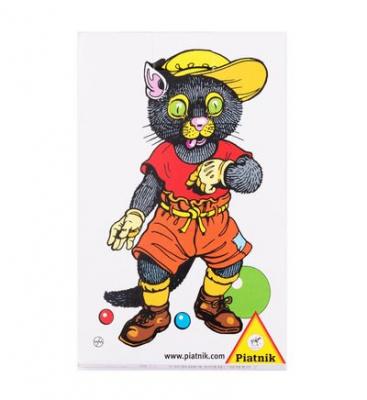 PIATNIK Jeu de cartes Mistigri : R&eacute;tro chat 