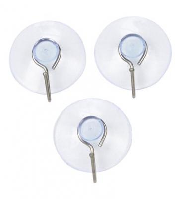 METALTEX  295003&nbsp;&ndash;&nbsp;Lot de 3&nbsp;Crochets &agrave; Ventouse
