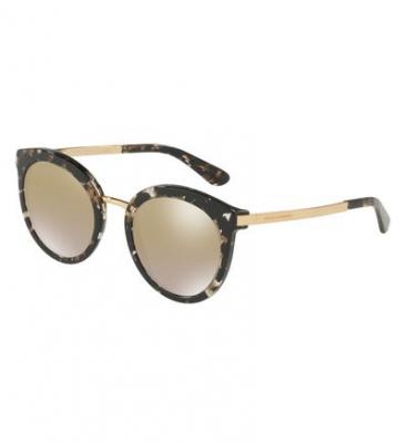DOLCE & GABBANA Lunettes de soleil  Dg4268 col. 911/6e Femme Ronds Noir