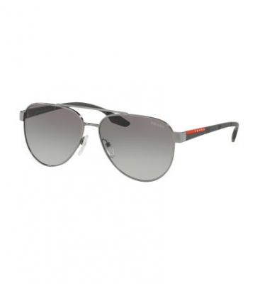 PRADA Lunettes de soleil  linea rossa Ps 54ts col. 5av3m1 Hommes Pilot Gunmetal