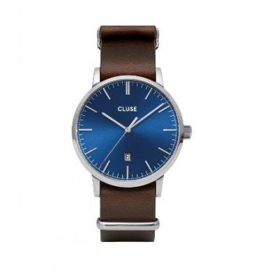CLUSE  Homme Analogique Quartz Montre avec Bracelet en Cuir CW0101501008