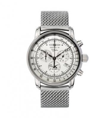 ZEPPELIN Montre Chronographe Homme  100 Jahre 7680M-1