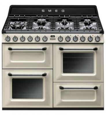 SMEG Gaz de cuisine  tr4110p1 cr&egrave;me 3 fours 110x60cm classe a